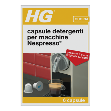 Capsule detergenti per macchine Nespresso HG Capsule detergenti per macchine Nespresso HG